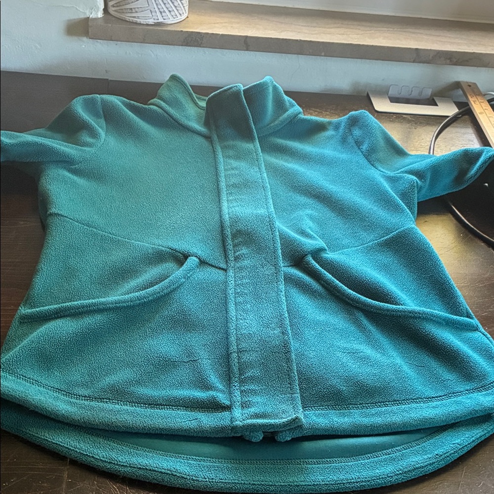 Talbots Teal Fleece Jacket